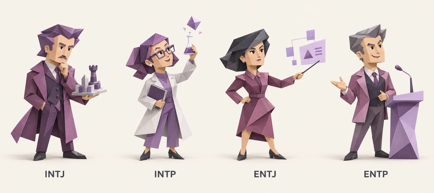 Analysts: INTJ / INTP / ENTJ / ENTP
